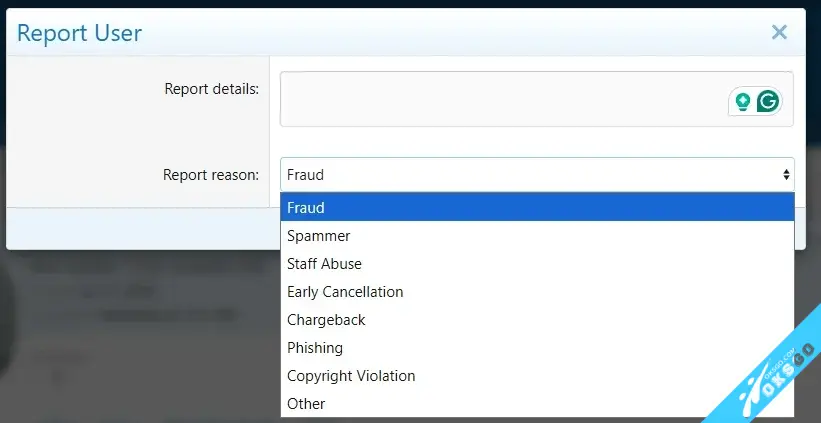 [OKSGO.COM] FraudClient - Report Spam