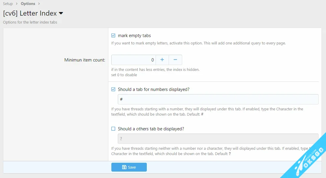 [OKSGO.COM] cv6 - Letter Index 字母索引