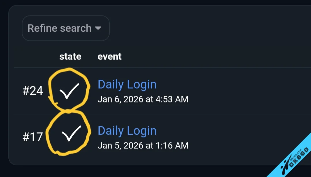 [OKSGO.COM] HuoNiu Credits System - 积分系统