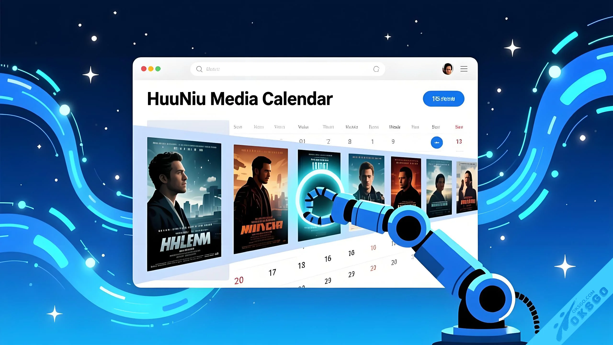 HuoNiu Media Calendar 电影日历