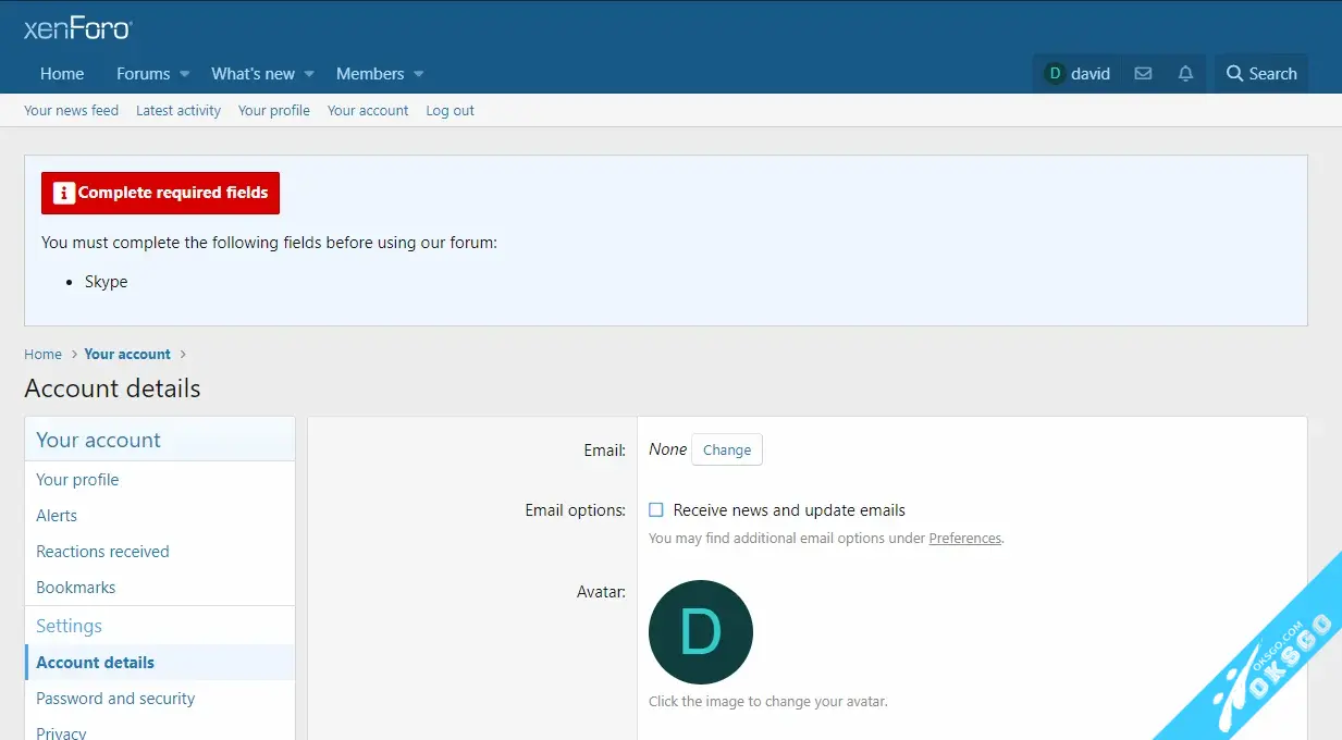 [OKSGO.COM] Force Custom User Field Completion after Registration or Login