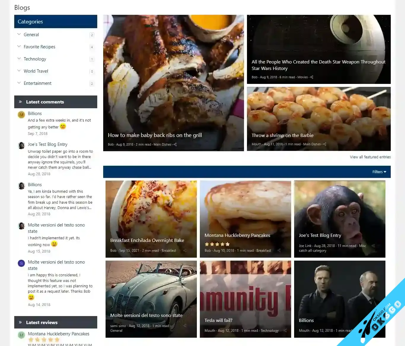 [OKSGO.COM] [XenAddons] Use Blogs System