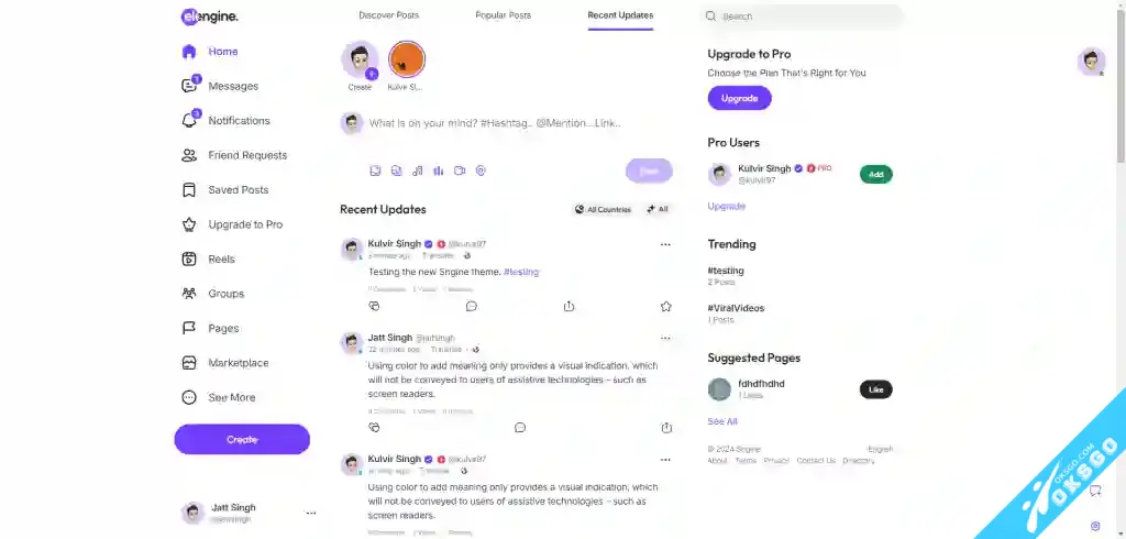 [OKSGO.COM] Xngine - The Ultimate Sngine Theme