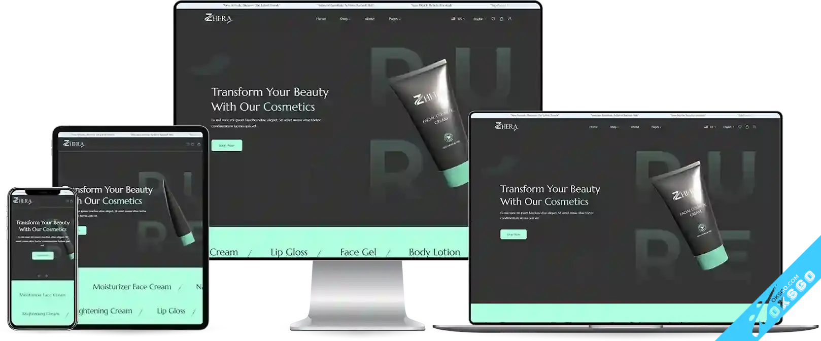 [OKSGO.COM] Zhera - Cosmetic Store Shopify Theme Zhera - Cosmetic Store Shopify Theme