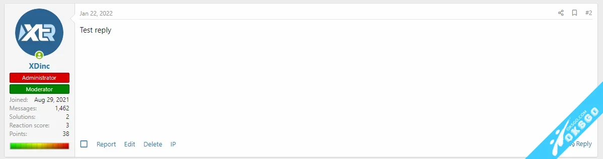 [OKSGO.COM] [XTR] Reputation System