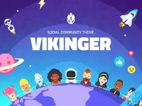 Vikinger – BuddyPress 和 GamiPress 社交社区