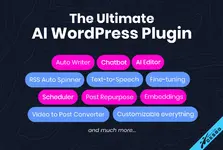 AIKit - WordPress AI 自动作家/聊天机器人/写作助手/内容重用器/OpenAI GPT