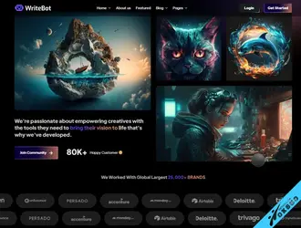 WriteBot - AI 内容生成器 SaaS 平台