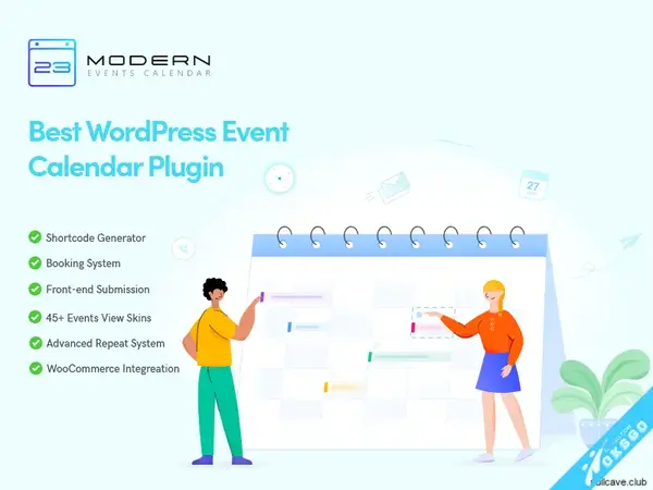 Modern Events Calendar + ADDONS – Responsive Event Scheduler