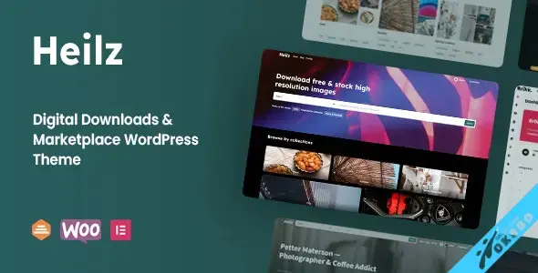 Heilz - Digital Downloads & Marketplace WordPress Theme
